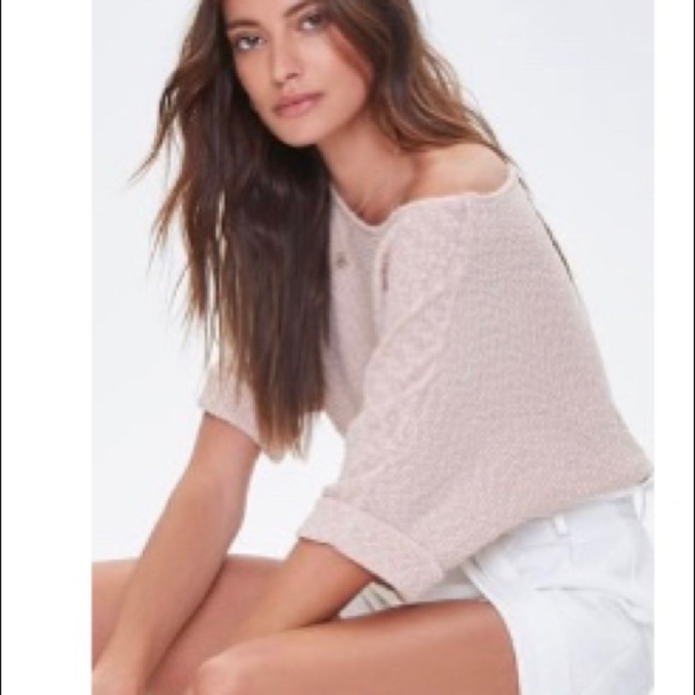 🔥Nude off the shoulder blouse 🔥